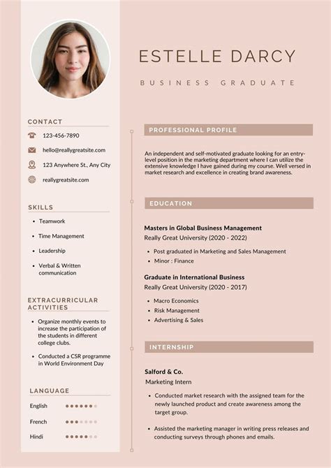 20 Best Free Canva Resume Cv Templates To Download For 2022 Envato Tuts