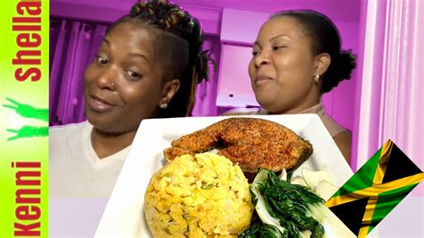 Lesbian Couple Surprise Jamaican Cuisine Tun Cornmeal Youtube