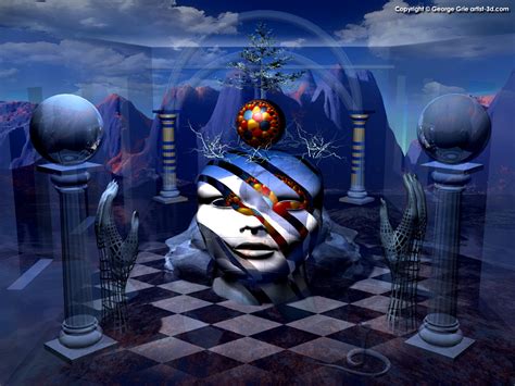Modern Surrealism Fantasy Art 3d Pictures George Grie 3d Wallpaper