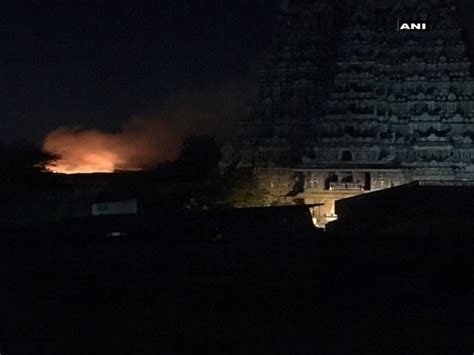 Major Fire In Madurais Meenakshi Temple