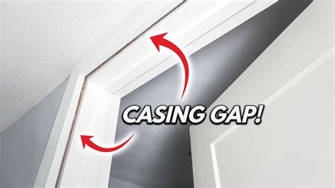 How To Fix Door Casing Gap When Wall Sticks Out Past Door Jamb Diy