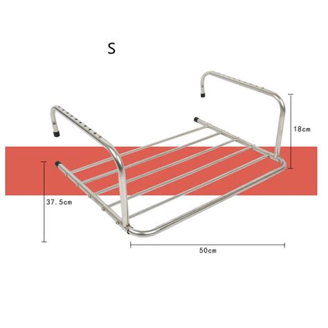 Stainless Steel Foldable Drying Rack Clothes Hanger Dryer Indoor