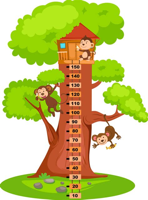 Meter Wall With Animal Cartoon Illustration 13452437 Png