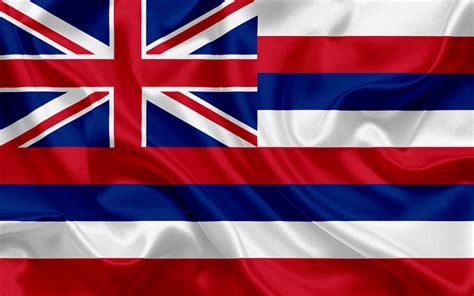 Descargar Fondos De Pantalla De Hawai Bandera Banderas De Los Estados