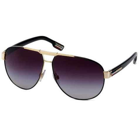 Shop Dolce And Gabbana Mens Dg 2099 10818g Aviator Sunglasses Free