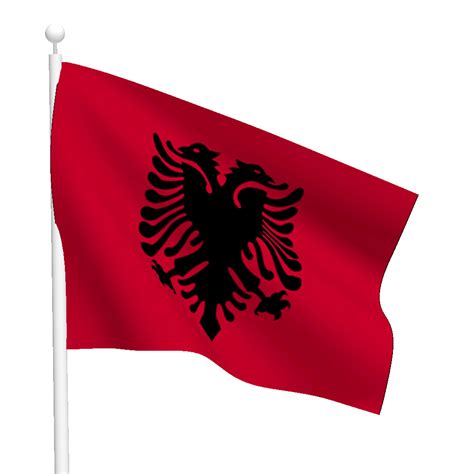 Map of albania colored with albanian flag and marked with golden line in grunge vintage style. Albania Flag (Heavy Duty Nylon Flag) | Flags International