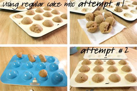 Then, set pops on a cookie tray. Cake Pop Pan VS. Handmade Cake Pops