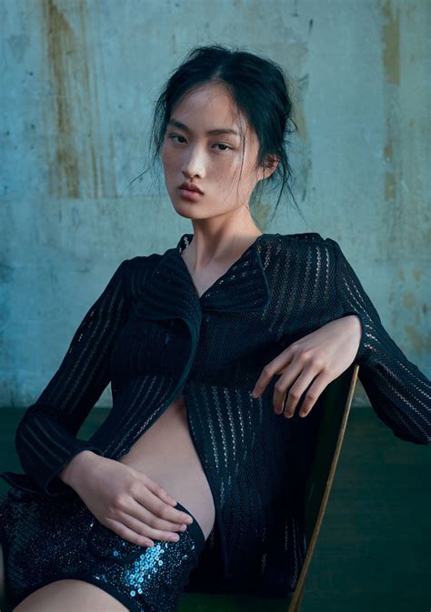 Jing Wen Editorial Fashion Jing Wen Chinese Model