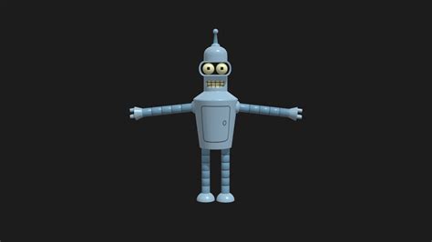 Bender Futurama Download Free D Model By Mateusschallen Eda B Sketchfab