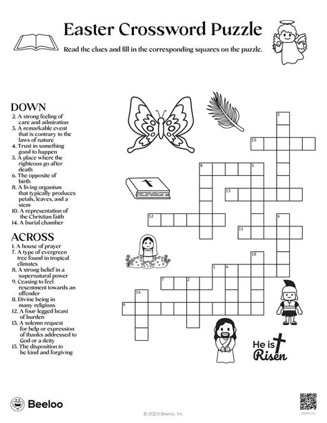 Easter Crossword Puzzle Beeloo Printable Crafts For Kids 2bj59yo2j