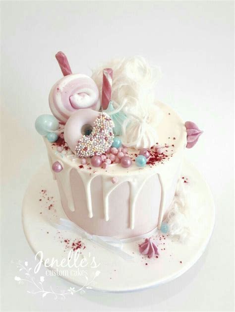During the ancient greece, birthday cake images used to be round, to symbolize the shape of the moon and were taken to the temple of artemis. Beautiful pastel cake | Cake, Birthday cake, Drippy cakes