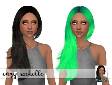 Cazy Rochelle Hair Retextures At Nessa Sims Sims 4 Updates