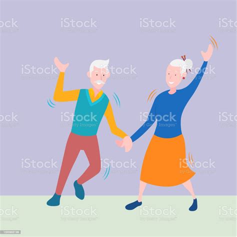 Senior Couple Dancing Stock Illustration Download Image Now Senior