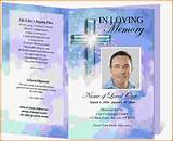 Free Online Funeral Program Template Images
