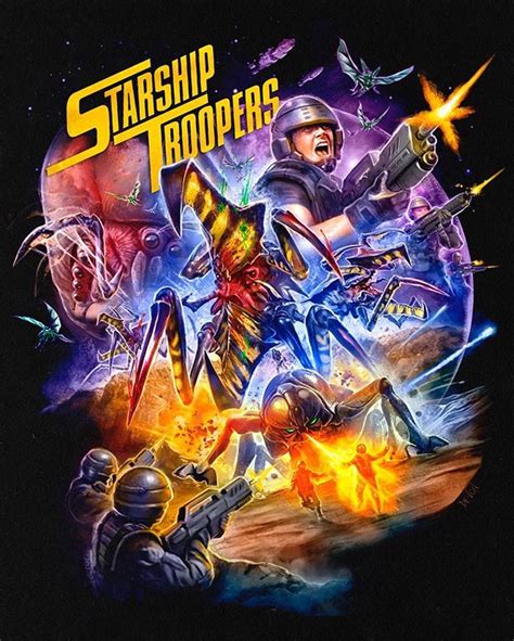 Starship Troopers 1997 By Devon Whitehead Terror Movies Starship