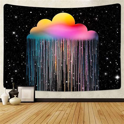 Neon Cloud Tapestry Tapestry For College Dorms Tapestry Girls
