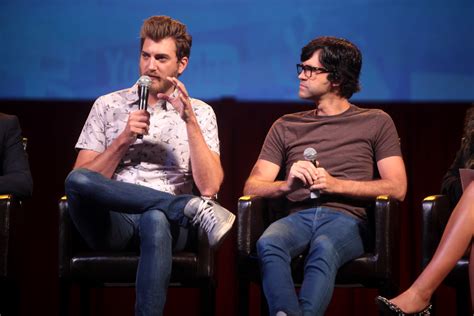 Rhett Mclaughlin And Link Neal Rhett And Link Speaking At Th Flickr