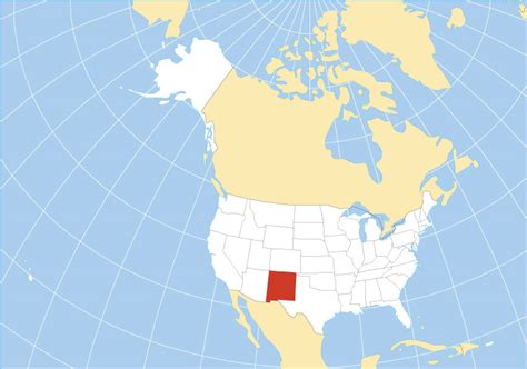Map Of The State Of New Mexico Usa Nations Online Project