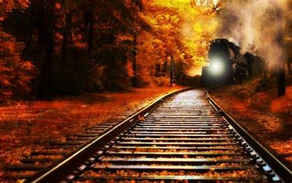 Fall Train Autumn Wallpapers Pc Tttt