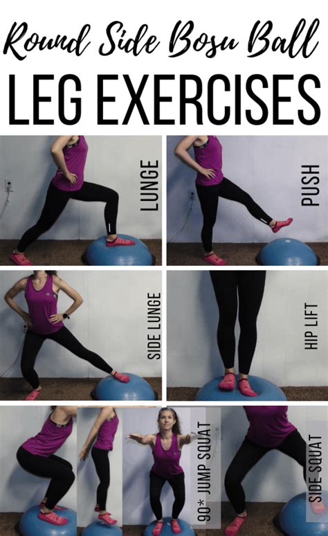 10 Bosu Ball Leg Exercises For Balance And Strength Runnin’ For Sweets