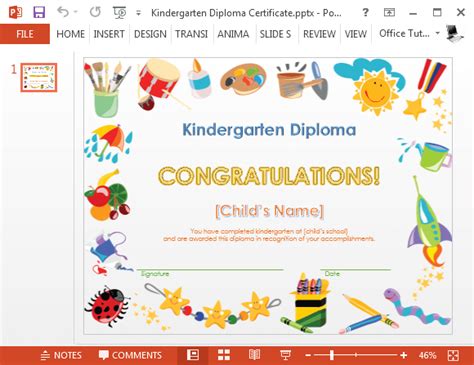 Free Powerpoint Templates Kindergarten