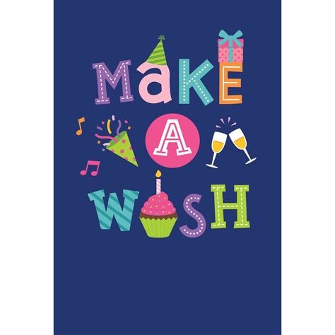 Make A Wish Birthday Card Cardmore