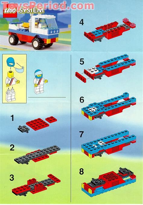 Supercoloring.com is a super fun for all ages: LEGO 1991 Racing Pickup Set Parts Inventory and Instructions - LEGO Reference Guide