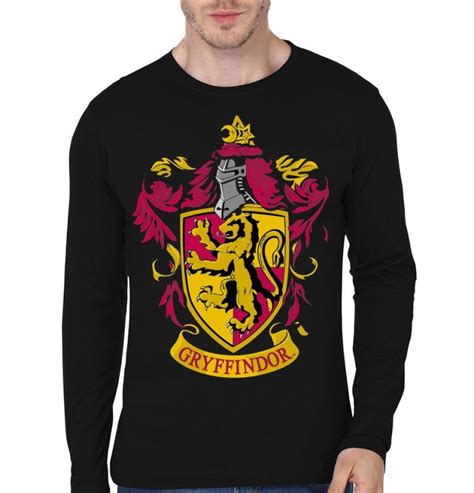 Gryffindor Black Full Sleeve T Shirt Swag Shirts