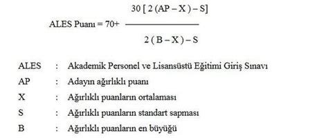 En son yapılan sınavın standart sapmaları kullanılmıştır. ALES Yılda Kaç Kez Yapılır? ALES Kaç Yıl Geçerlidir ...