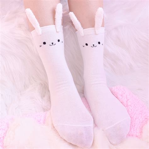 Cute Little Bunny Ears Stockings High Tops Socks · Harajuku Fashion · Online Store Powered By