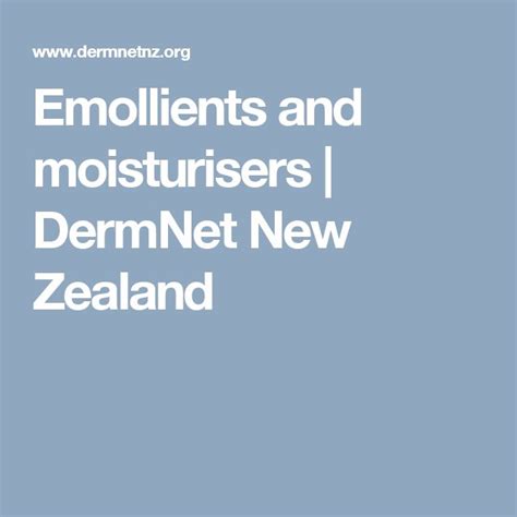 Emollients And Moisturisers Dermnet New Zealand Antifungal