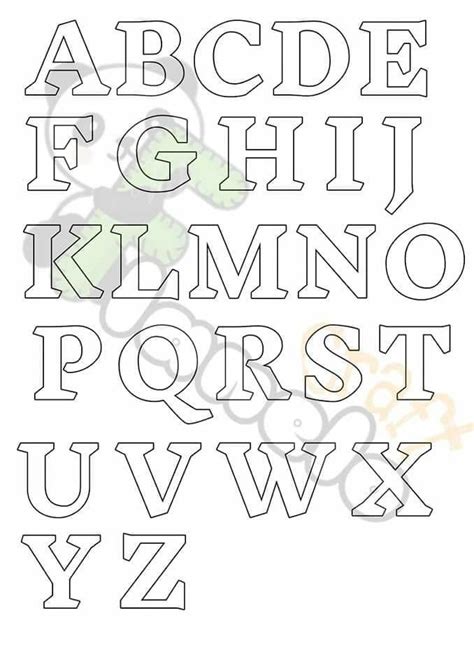 The Alphabet Is Cut Out And Ready To Be Used