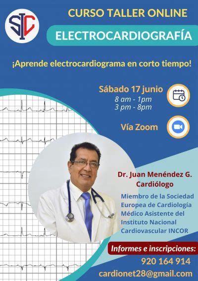 Curso Taller De Electrocardiografía Ekg Servicios Integrales En