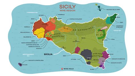 Sicily Wine Regions Wine Folly