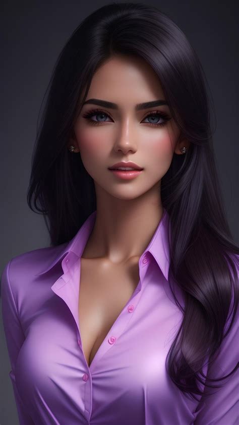 portrait of a gorgeous girl wearing purple shirt beautiful girl image beautiful women pictures