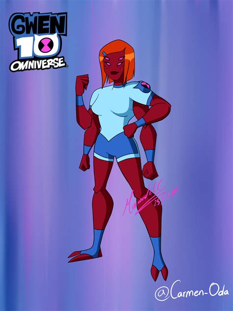 Gwen 10 Omniverse Four Arms By Carmen Oda On Deviantart