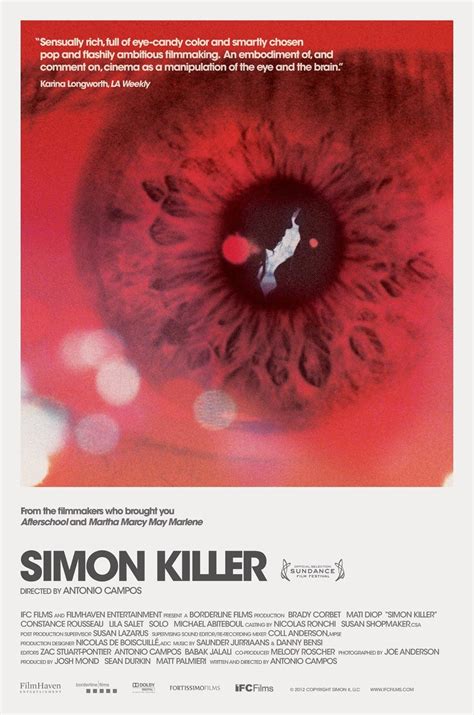 Simon Killer Film AlloCiné