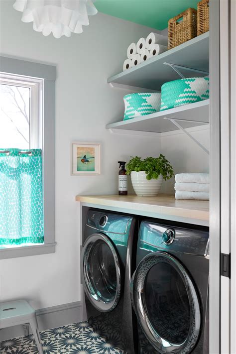 10 Clever Storage Ideas For Your Small Laundry Room Hgtvs Decorating