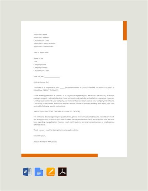 How to write a job application letter? 29+ Job Application Letter Examples - PDF, DOC | Free ...