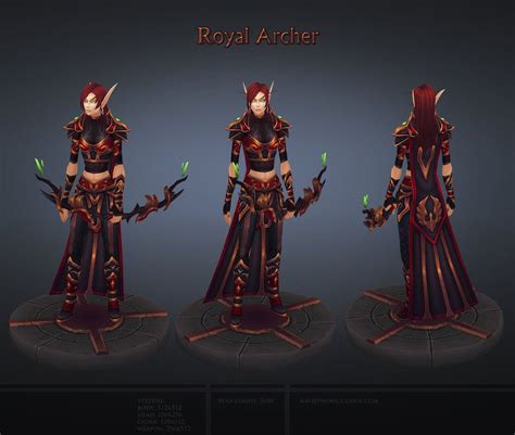Royal Archer By ~nightwong On Deviantart Sin Dorei Blood Elf Digital
