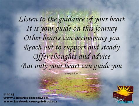 Listen to your heart when he's calling for you. Listen to your heart - A Poem | The Grief Toolbox