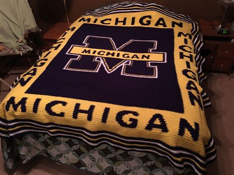 Custom University Of Michigan Crochet Pattern Request Your Custom