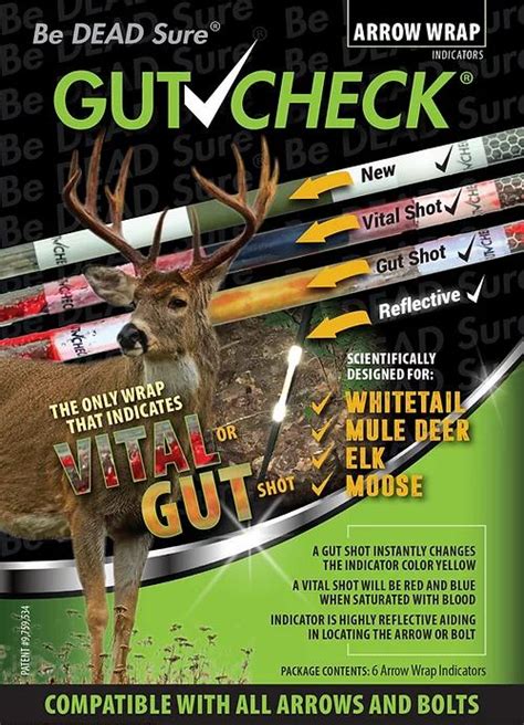 Kenco Outfitters Gut Check White Tail Arrow Wrap Shot Indicator
