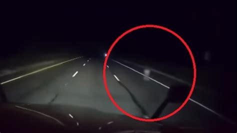Ghost Caught On Camera By Truck Drivers Dashcam Footage Of Haunted