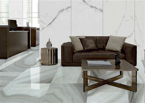 Luxury Large Living Room Porcelain Floor Tile Marble Look