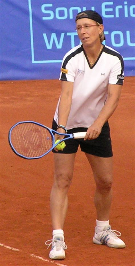 Martina navratilova is a tennis legend. Martina Navratilova - Wikipedia