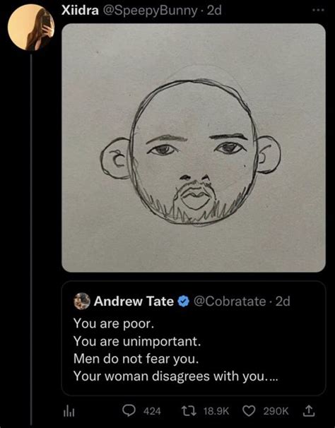 Drawing Andrew Tate Know Your Meme