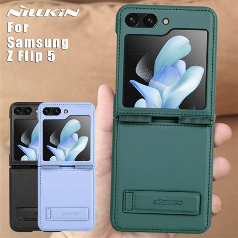 NILLKIN Funda De Cuero PU Con Tapa Para Samsung Galaxy Z Flip 5 5G