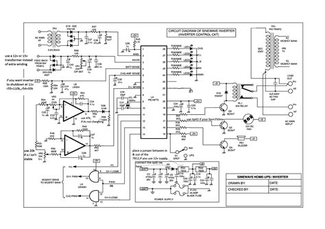 A 12 v car battery can be used as the 12v source. Microtek Inverter Pcb Layout - PCB Circuits