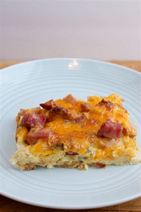 Overnight Ham And Egg Breakfast Casserole Claudias Cookbook